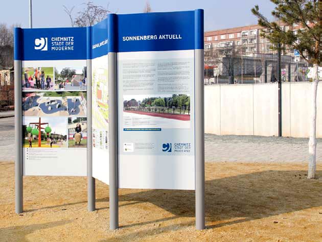 Informationstafel Konni von Team Tejbrant