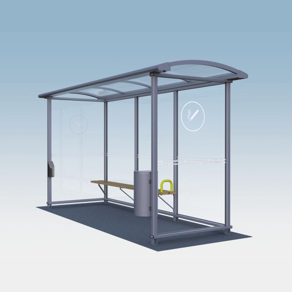 Der Raucherunterstand City 90 Light Smoke von Team Tejbrant