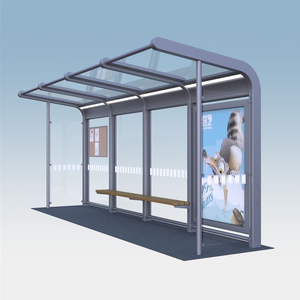 Wartehalle Utopia mit 4 Sektionen von Team Tejbrant