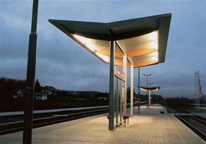 Das Bahnsteigdach TT-Regio von Team Tejbrant